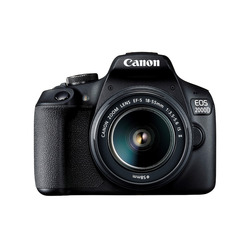 CANON - Fotocamera Reflex EOS 2000D Obiettivo EF-S 18-55mm Nero