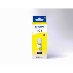 EPSON - Flacone Inchiostro Ecotank C13T00P440 T00P4 104 Giallo 65ml