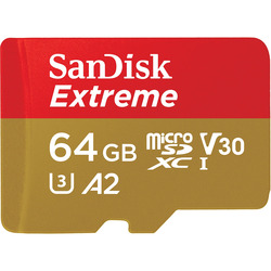 SANDISK - MICROSD EXTREME 64GB A2 PER ACTION CAMERA