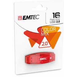 EMTEC - Pen Drive USB 2.0 C410 Color mix 8GB ECMMD16GC410