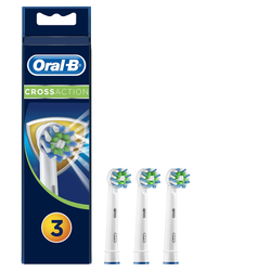 ORAL-B - Confezione da 3 Testine di Ricambio Cross Action EB503