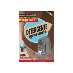 ELETTROCASA - Detergente a capsule Sgrassante per Macchina Caffe' Nespresso AS47