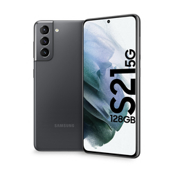 SAMSUNG - Galaxy S21 5G 6.2" 128 GB Phantom Gray SM-G991BZAD