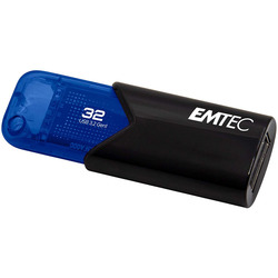 EMTEC - Pen Drive USB 3.2 B110 Click Easy 32GB ECMMD32GB113 Blu/Nero