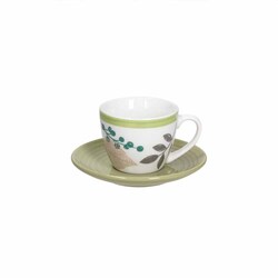 TOGNANA PORCELLANE - Set 6 Tazze Caffè Con Piatto Decori Botanici ME685013267