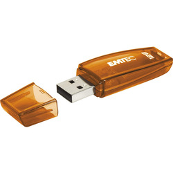 EMTEC - Pen Drive USB 2.0 C410 128GB ECMMD128G2C410 Arancione