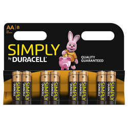 DURACELL - DURACELL SIMPLY STILO AA 8PZ