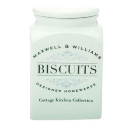 MAXWELL & WILLIAMS - Barattolo Biscotti 3 L in Porcellana Bianco Linea Cottage Kitchen Maxwell & Williams CK22042