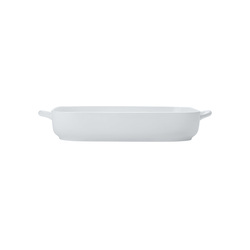 MAXWELL & WILLIAMS - Teglia Rettangolare 36 x 24,5 x 7 Cm in Porcellana Bianco Linea White Basics AW0250