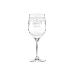 LIVELLARA - Set 6 Calici in vetro Bordeaux Serigrafati linea Luigi XV Livellara 72050004/6
