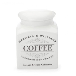 MAXWELL & WILLIAMS - Barattolo Caffe' 500Cc in Porcellana Bianco Linea Cottage Kitchen Maxwell & Williams CK22002